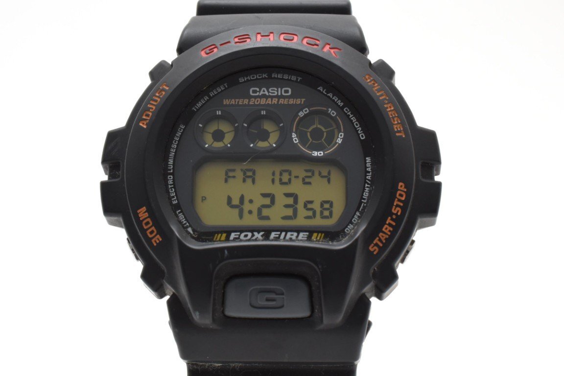 CASIO カシオ G-SHOCK FOXFIRE 腕時計 メンズ 電池式 ブラック文字盤 アナデジ クロノグラフ 20気圧防水 DW-6900B拍卖