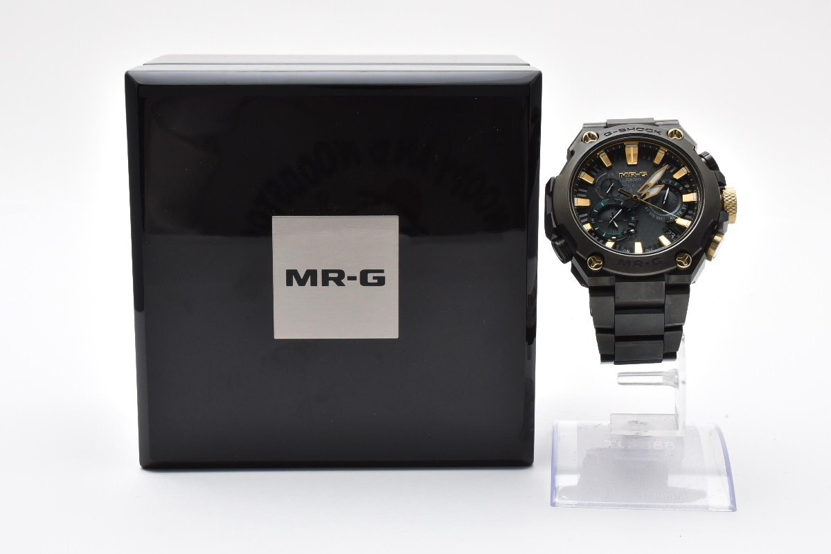 箱付き 稼働品 カシオ G-SHOCK MTG-2000 ラウンド ブラック デイト ソーラー 腕周り17cm CASIO拍卖