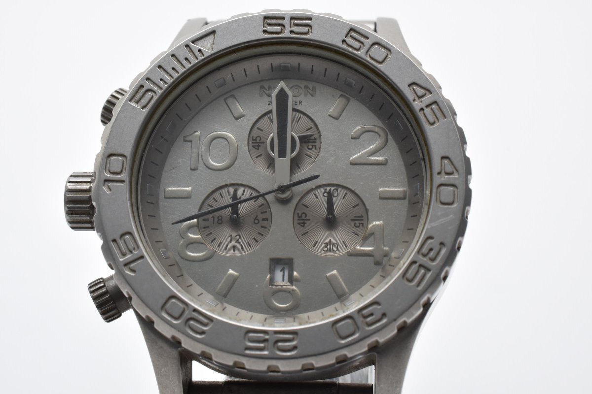 ニクソン THE 42-20 CHRONO クロノグラフ デイト ラウンド クォーツ メンズ 腕時計 NIXON拍卖