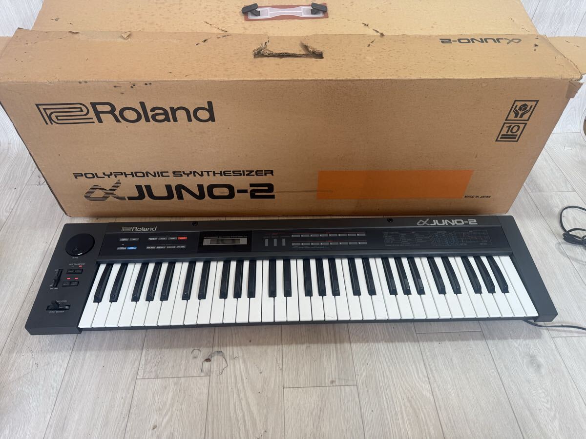 ROLAND Anpha 2 αJuno-2 シンセサイザー ローランド 箱付き拍卖