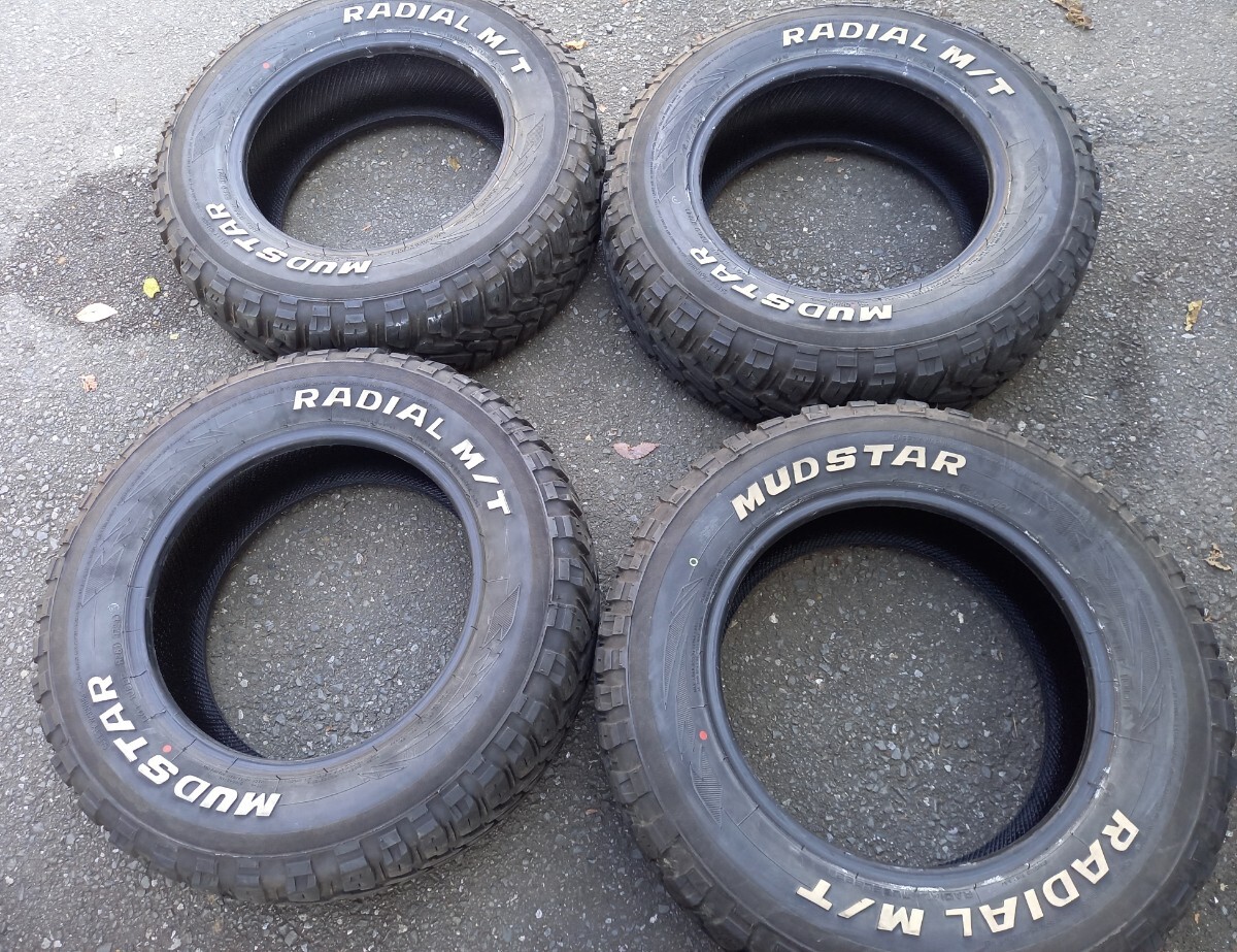 2024年製 MUDSTAR RADIAL M/T 215/70R16 215/70-16 100T WL マッドスター ホワイトレター マッド タイヤ MT 4本 検) BFグッドリッチ 拍卖