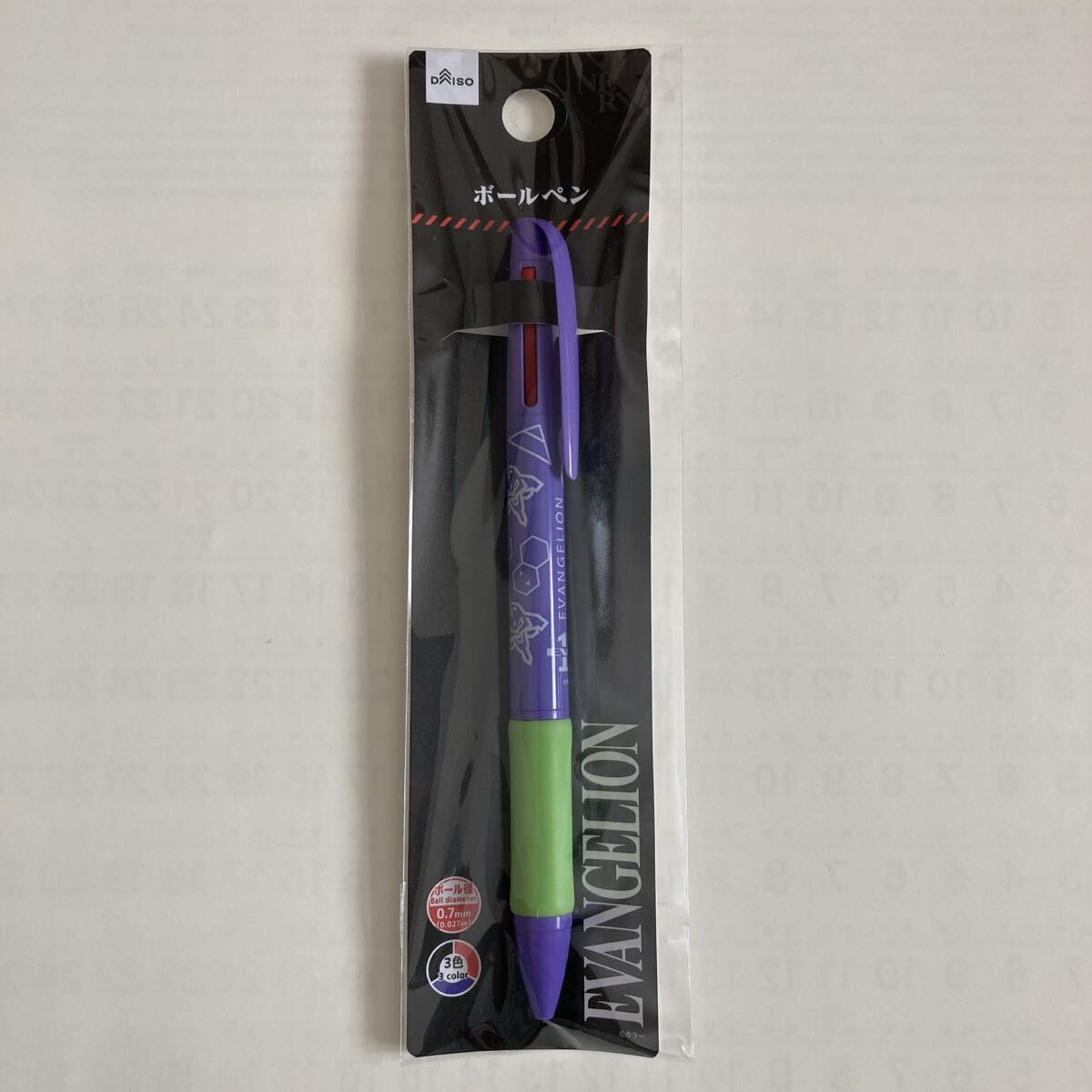エヴァンゲリオン 3色ボールペン 初号機 EVA-01拍卖