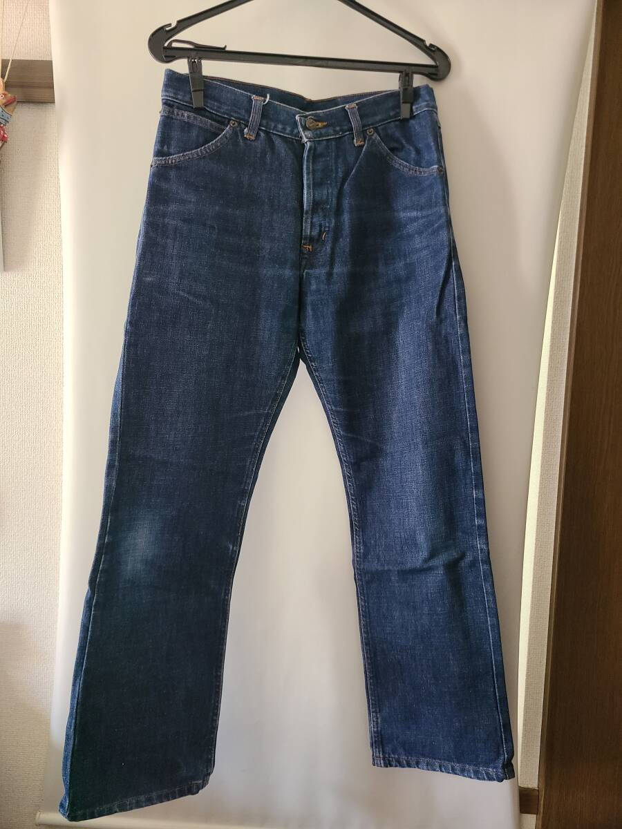 SILAS☆サイラス☆定番デニム☆サタデージーンズ☆SATURDAY JEAN☆MADE IN E.C☆革パッチ☆30インチ拍卖