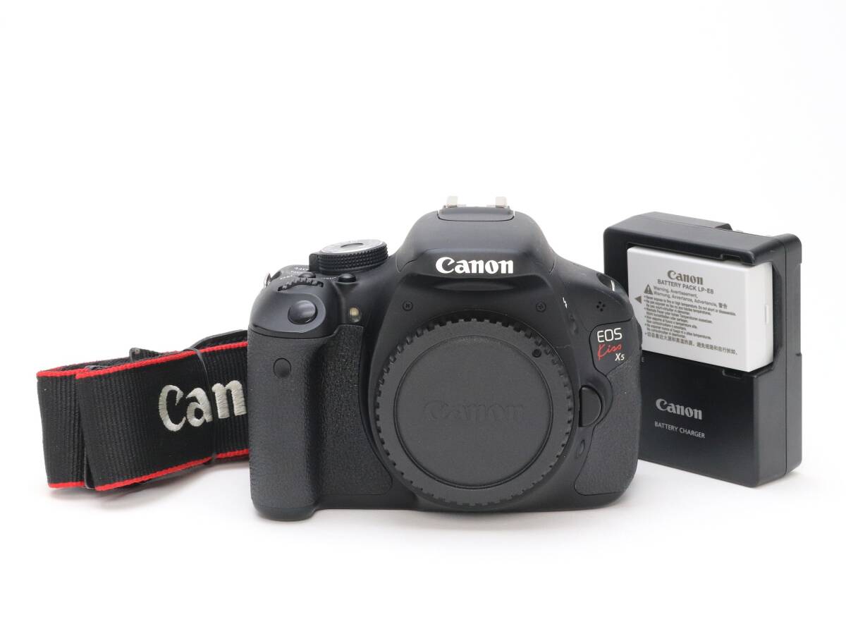 AB-(良品) CANON キヤノン EOS Kiss X5 ボディ シャッター数 8,812枚 初期不良返品可 110-29拍卖
