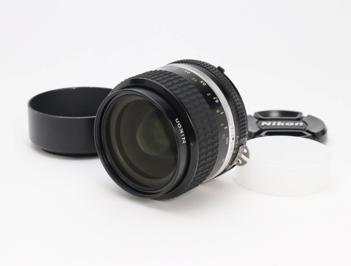 A (美品) Nikon ニコン Ai-S NIKKOR 35mm F2 SICコーティング シリアルNo.321〇〇 初期不良返品対応 110-56拍卖