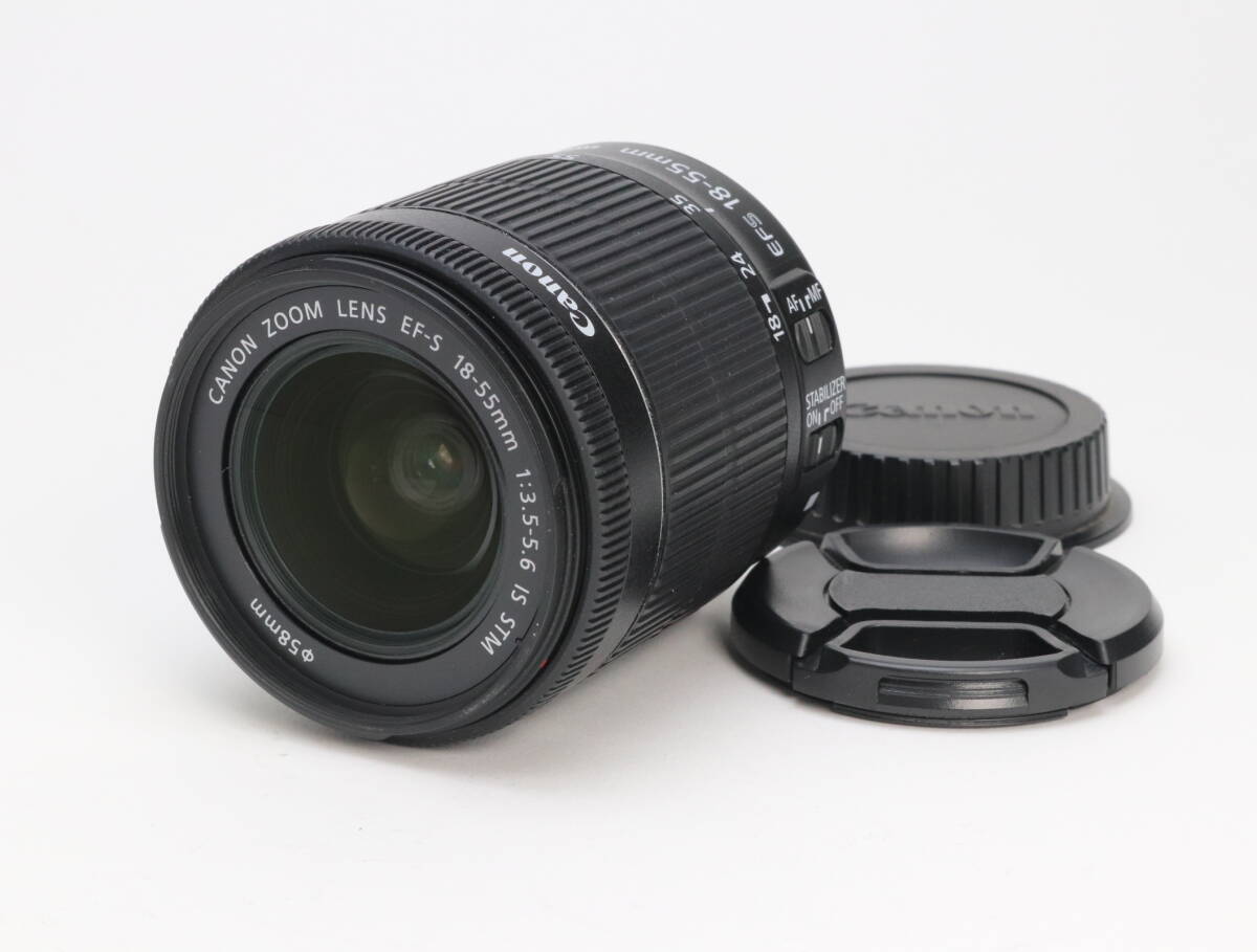 AB (良品) Canon キヤノン EF-S 18-55mm F3.5-5.6 IS STM 初期不良返品対応 110-103拍卖