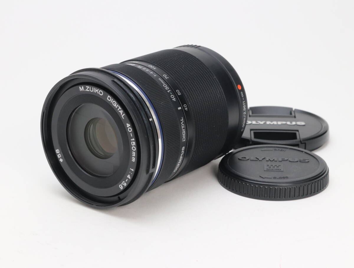AB- (良品) OLYMPUS オリンパス M.ZUIKO DIGITAL ED 40-150mm F4.0-5.6 R ブラック 初期不良返品対応 110-108拍卖