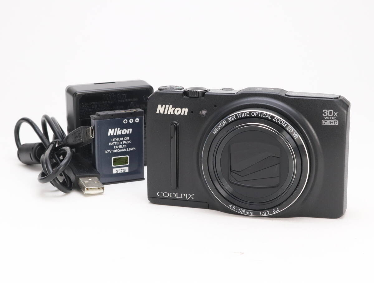 A- (美品) Nikon ニコン COOLPIX S9700 プレシャスブラック 初期不良返品可 110-138拍卖