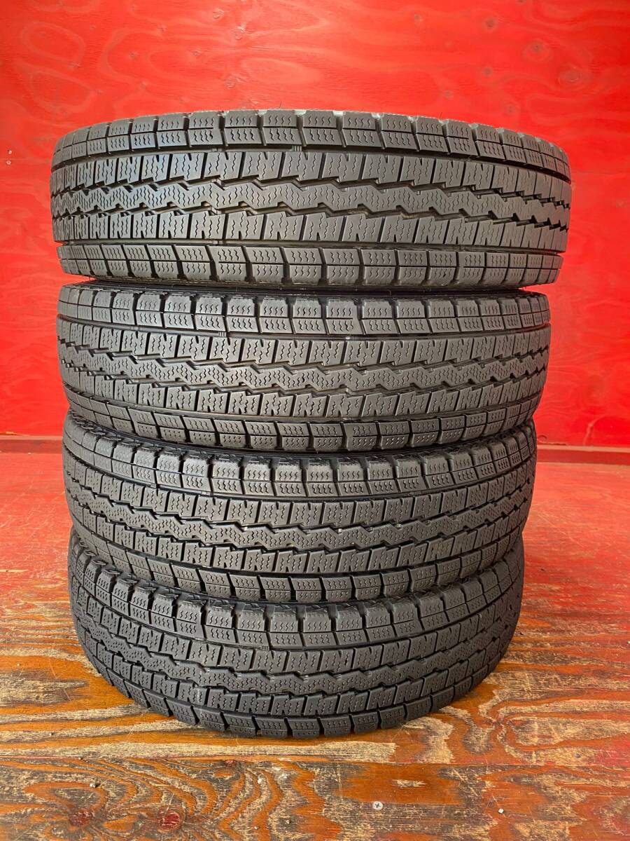 145/80/R12 80/78N LT DUNLOP WINTERMAXX SV01 製造年2020, 4本 80% バリ山 美品 *139B拍卖