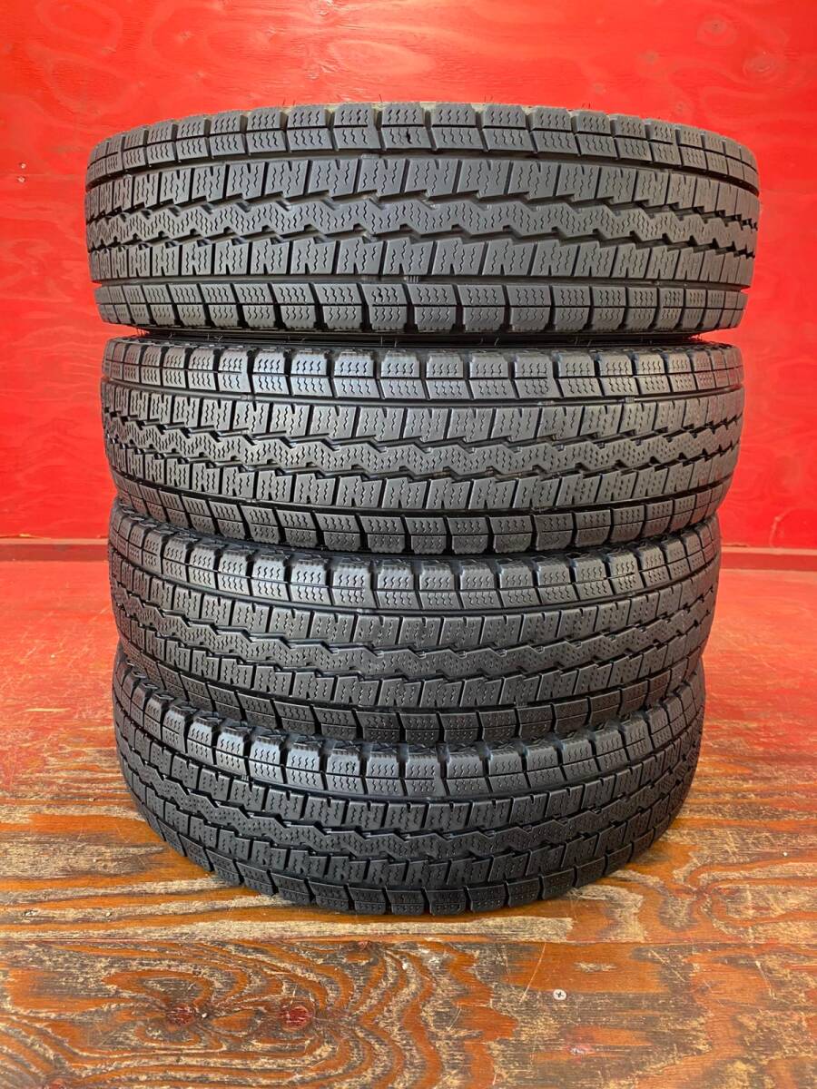 145/80/R12 80/78N LT DUNLOP WINTERMAXX SV01 製造年2020, 4本 80% バリ山 美品 *151B拍卖