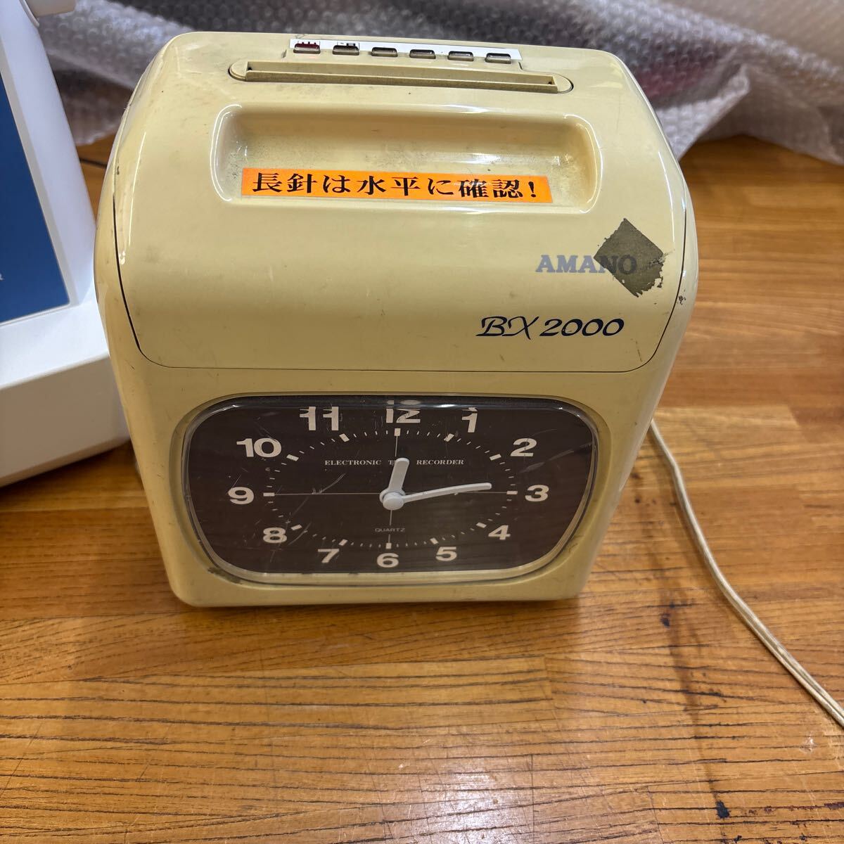 B10-4 タイムレコーダー 電子タイムレコーダー 勤怠管理 タイムカード AMANO BX2000 事務用品 出退勤管理 オフィス用品 アマノ拍卖