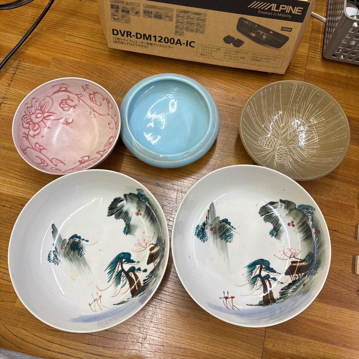 B10-118 和食器 食器 陶器 大皿 深皿 皿 まとめ売り拍卖