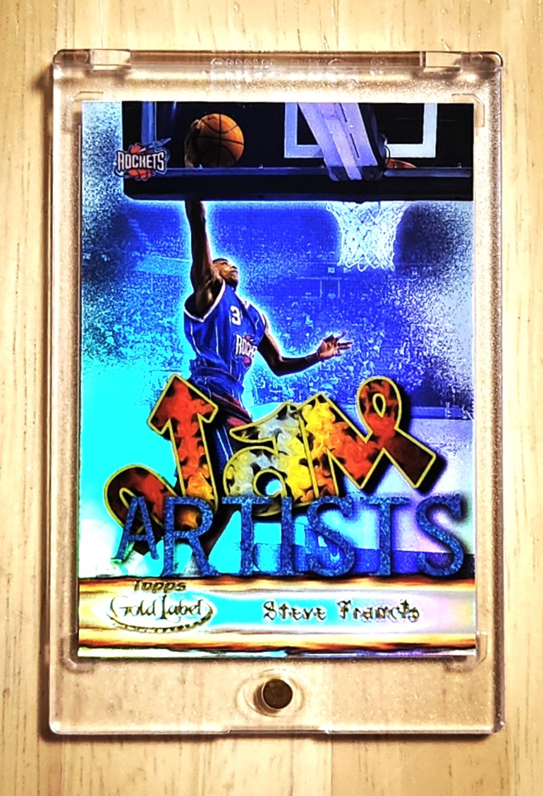 レア 2000 -01 Topps Gold Label Jam Artists STEVE FRANCIS / スティーブ フランシス Refractor Holo NBA拍卖