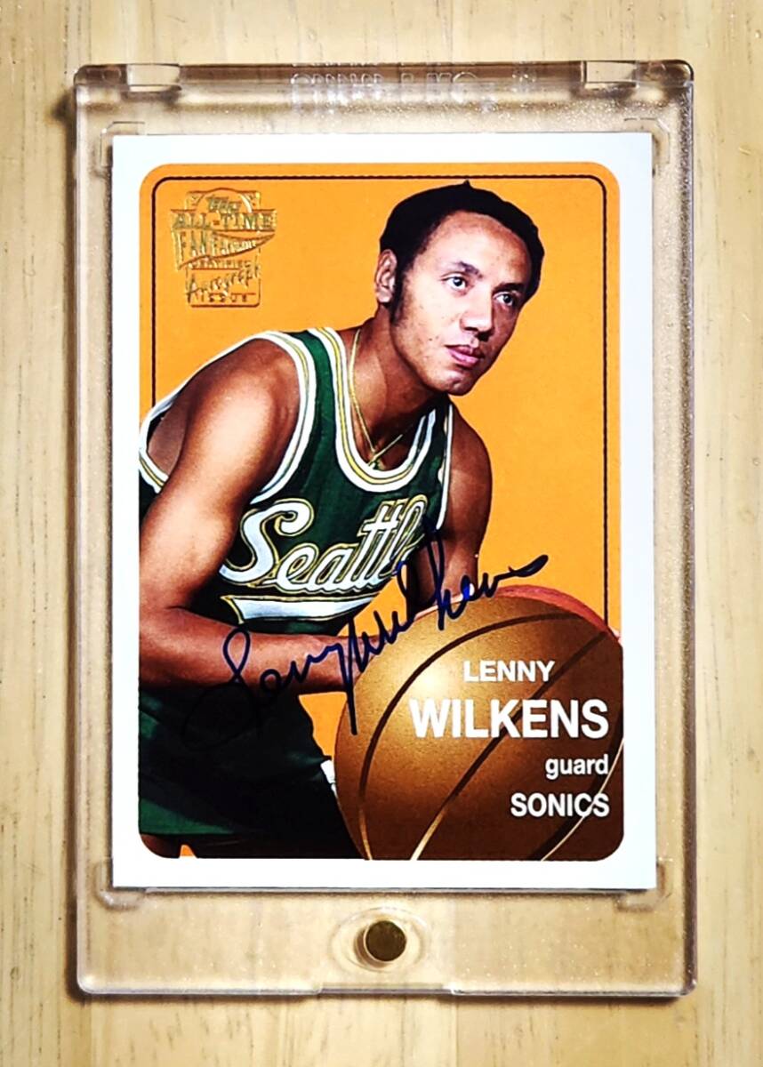 レア SP サイン 2004 -05 Topps Fan Favorite LENNY WILKENS Auto / レニー ウィルケンズ Autograph (NBA 50 Anniversary Team)拍卖