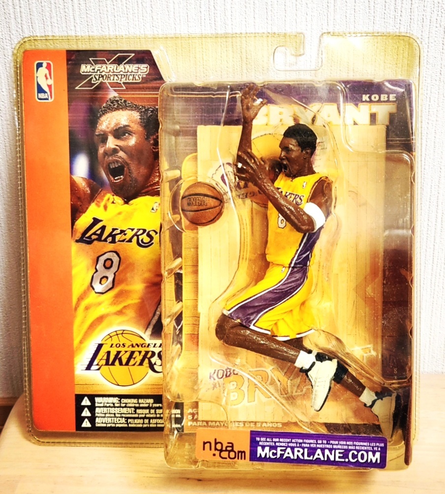 レア 新品 1st マクファーレン トイズ KOBE BRYANT / McFarlane Toys コービー ブライアント (5x NBA Champions) LA Lakers 拍卖
