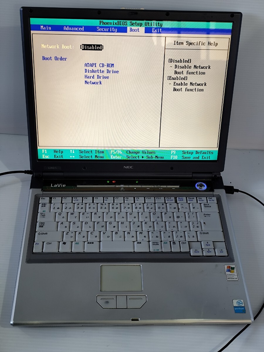 y1258 NEC LaVie LL900/C Pentium 2005年頃 ジャンク拍卖