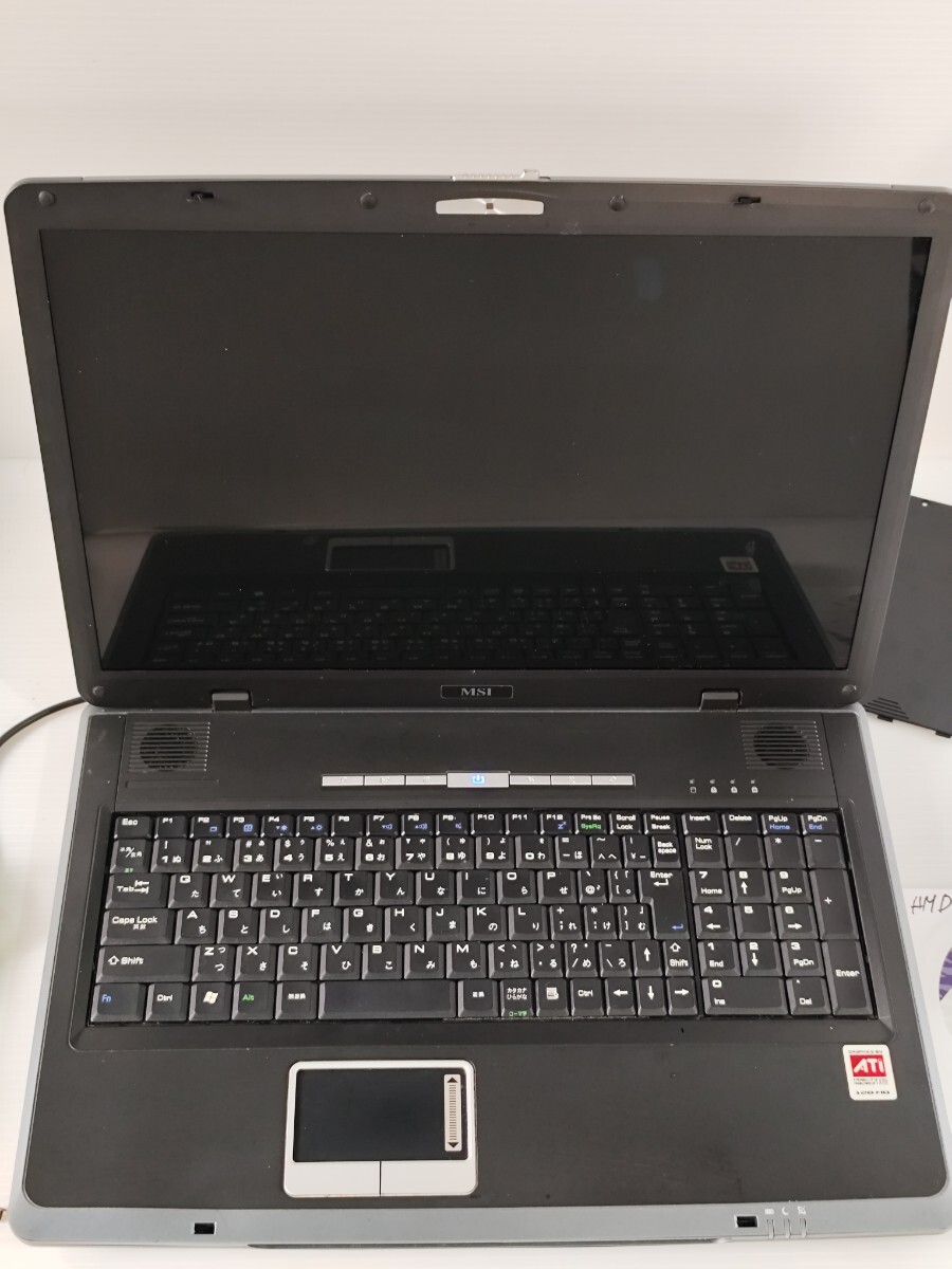 y1267 MSI MEGABOOK CPU不明 年式不明 不動 ジャンク拍卖