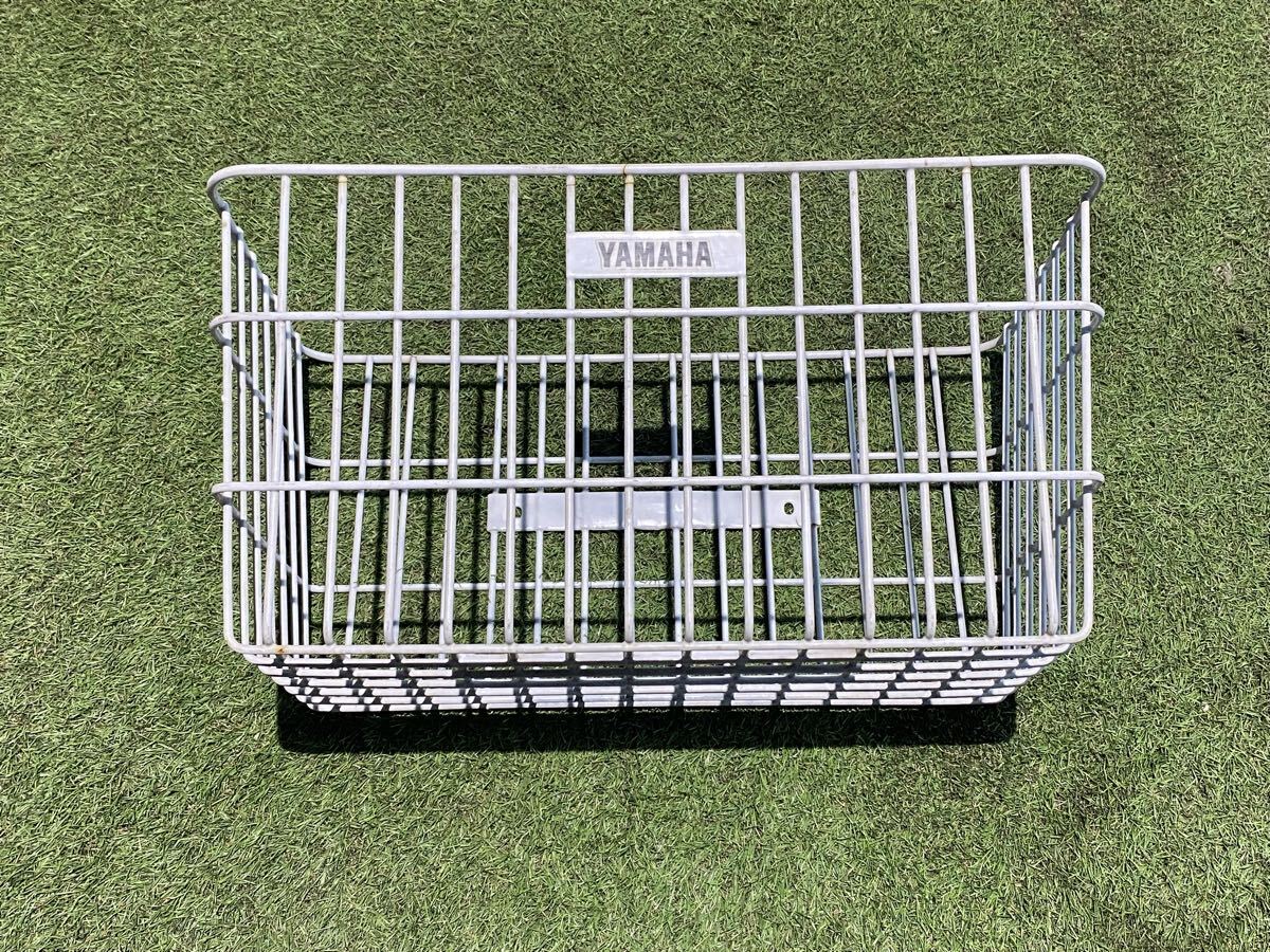 ヤマハ純正◆ヤマハロゴ入り ワイドバスケット◆塗装劣化有◆一部塗装跡有り◆大きな曲がり無し 前カゴ拍卖