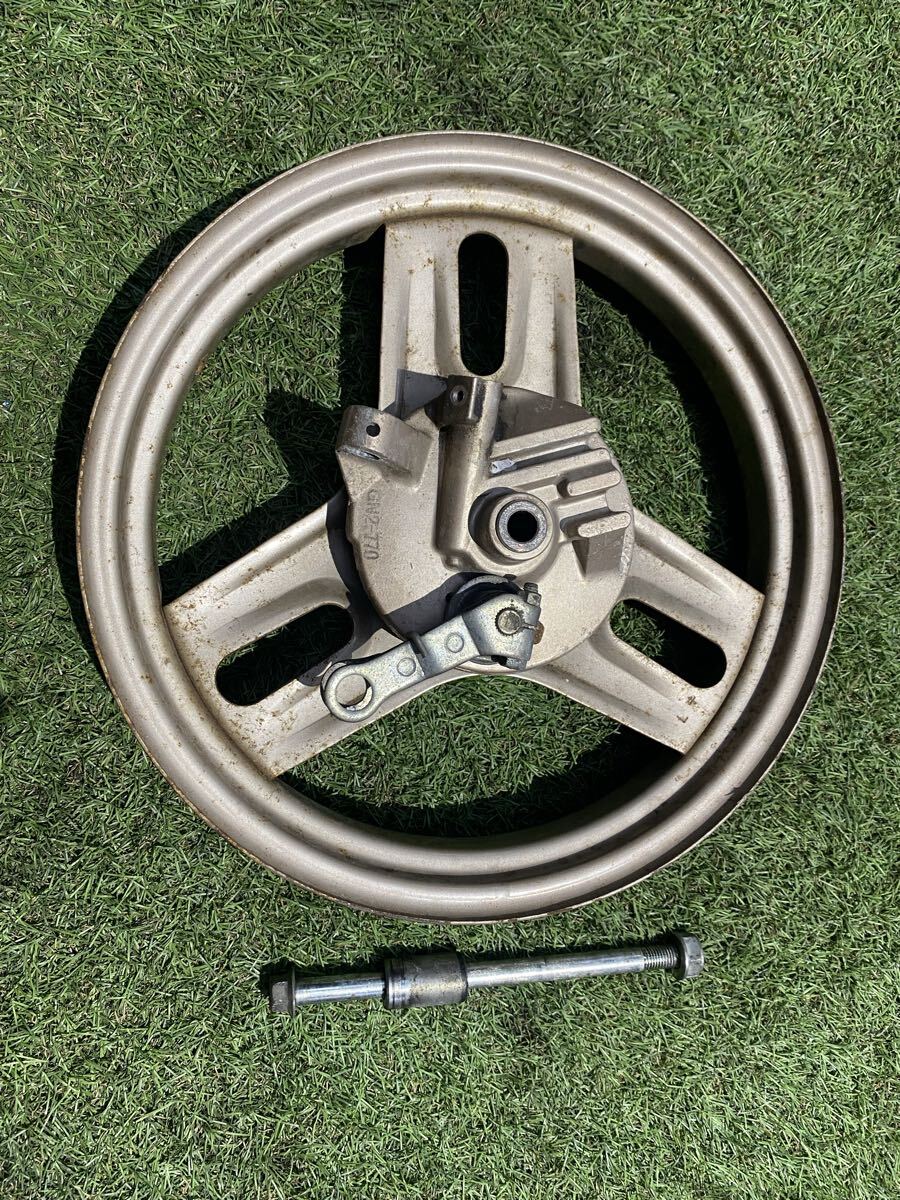 当時物◆AF09スーパータクトトラッドエディション◆純正Fホイール純正カラー◆フレ目視で分からない程度◆ハブ付スパタククレタク錆少拍卖