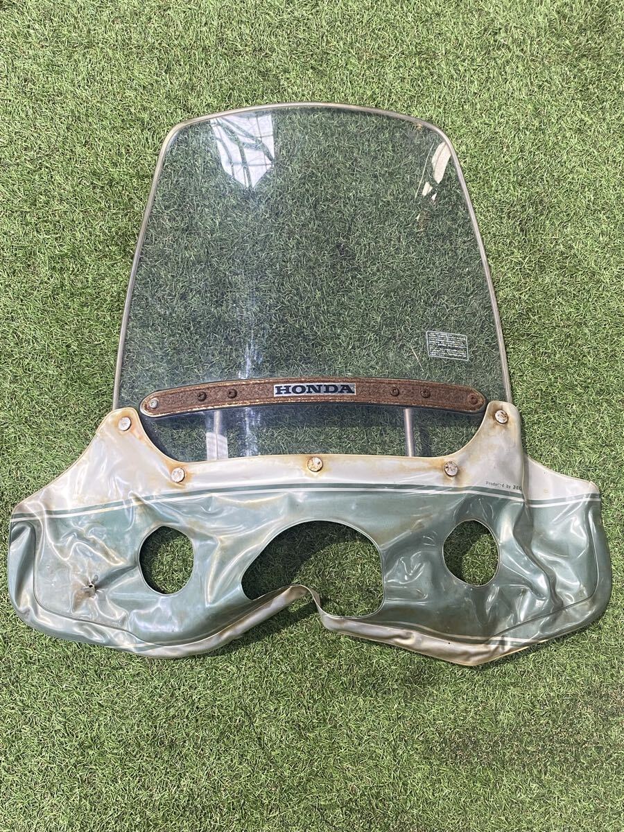 当時物◆ホンダ純正OPスクリーン◆ヤケ、ヤレ、錆スーパーカブC50.C65.C70.C90.HA02. 風防拍卖