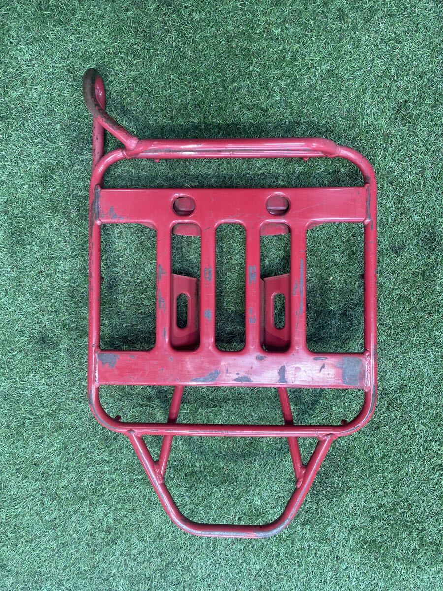 MD50取外◆リアキャリア◆塗装はげ少ない◆MD90 郵政カブ リアキャリア 郵政メイト キャリアやや拍卖