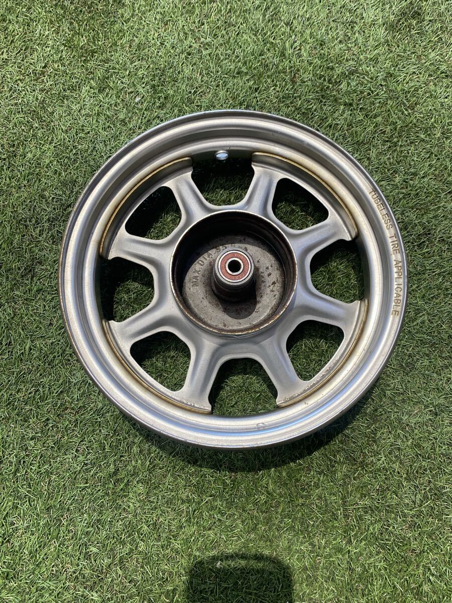 ホンダタクト◆【AF75】フロントホイール◆目視でフレは感じません。ホイールのみ AY01 拍卖