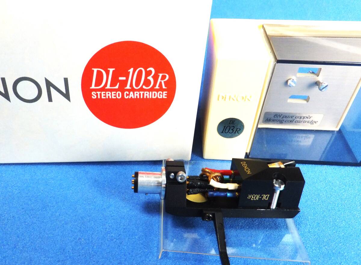 伝説のDENON MC型カートリッジDL-103R ヘッドシェルPCL-300付き 中古美品拍卖