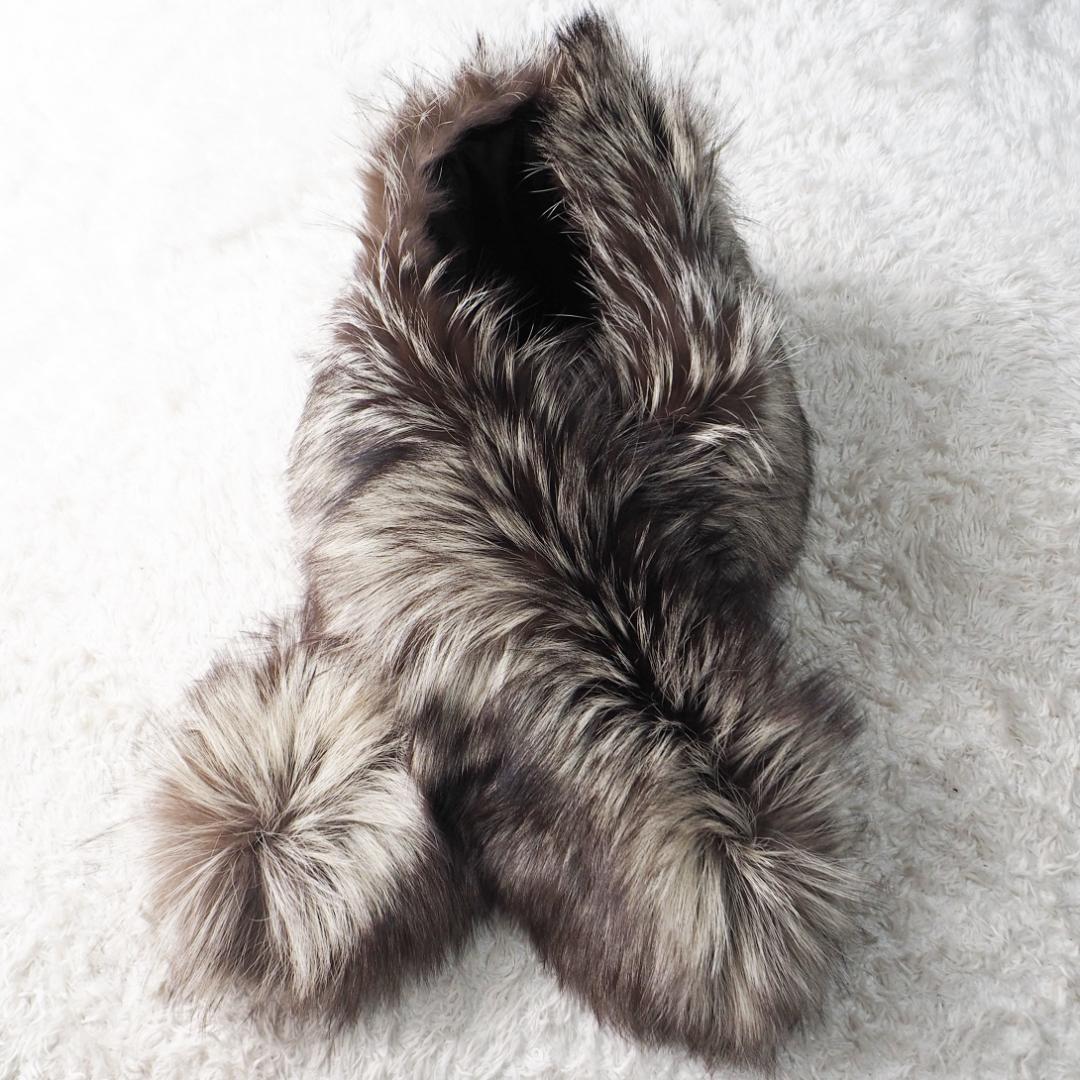 サガフォックス SAGAFOX リアルファー 大判ショール 成人式 マフラー ボリューム感◎ 毛皮拍卖