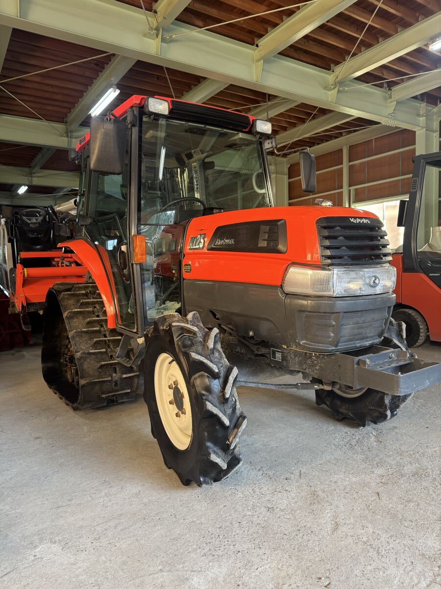 加茂市発 クボタ トラクター KL25 25馬力 パワクロ 849時間 RL17K 自動水平 自動耕深 現状販売 直接引取限定 ハーフクローラー拍卖