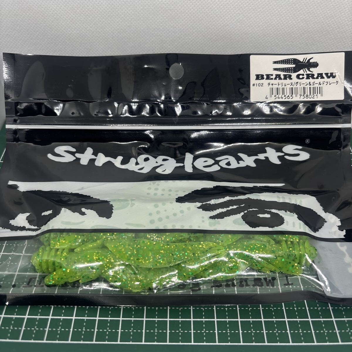 デプス ストラッグルアーツ ベアクロー チャートリュース/グリーン&ゴールドフレーク deps Struggle arts BEAR CRAW拍卖