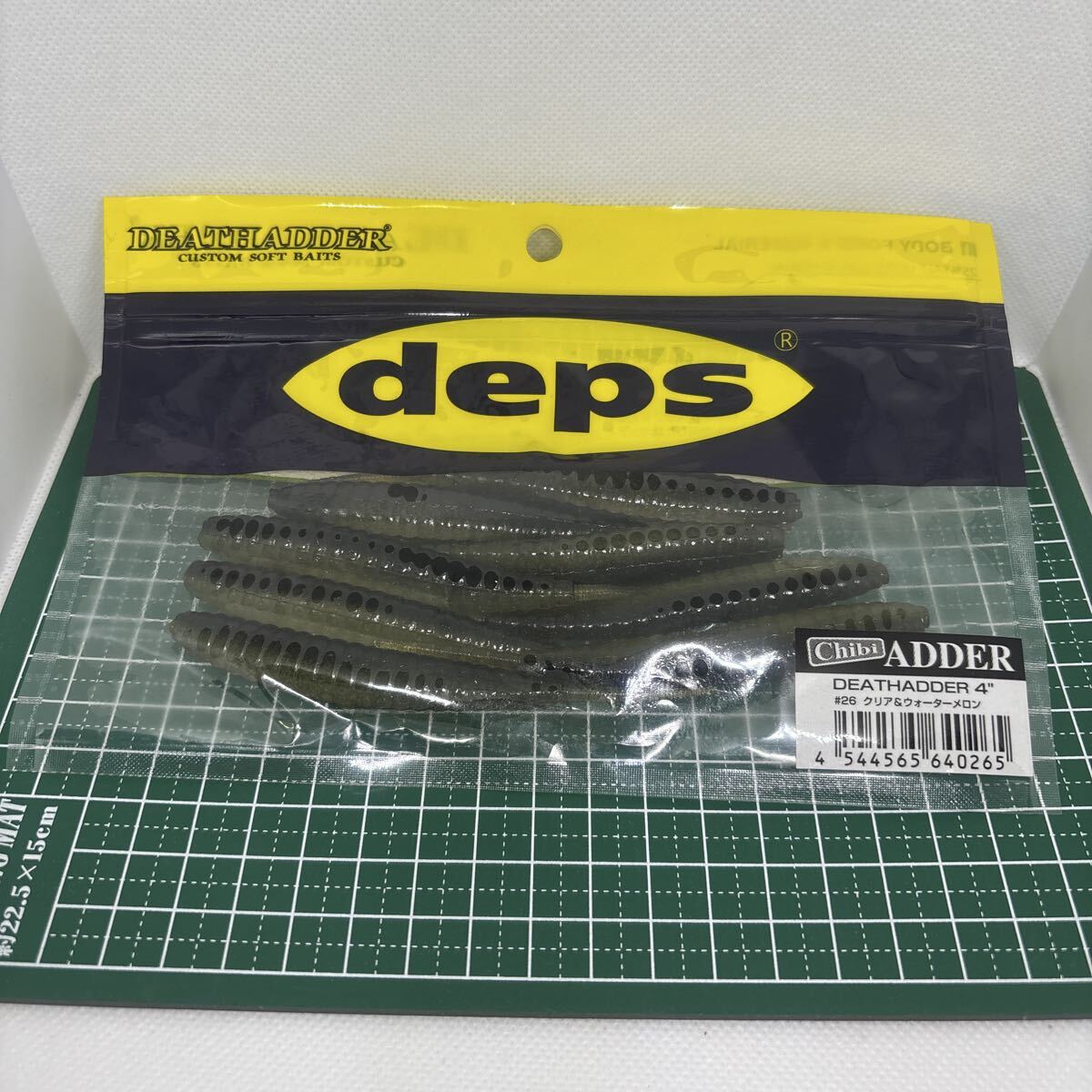 デプス デスアダー 4インチ クリア&ウォーターメロン deps DETHEATHADDER 4inch拍卖