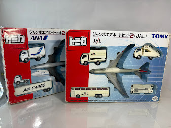 TOMY トミカ ギフトセット ジャンボエアポートセット2 JAL ANA 2個セット拍卖