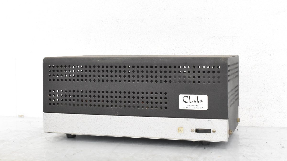 【 J 】1173 Chriskit SOLIDSTATE STEREO AMPLIFIER パワーアンプ クリスキット 3100398拍卖