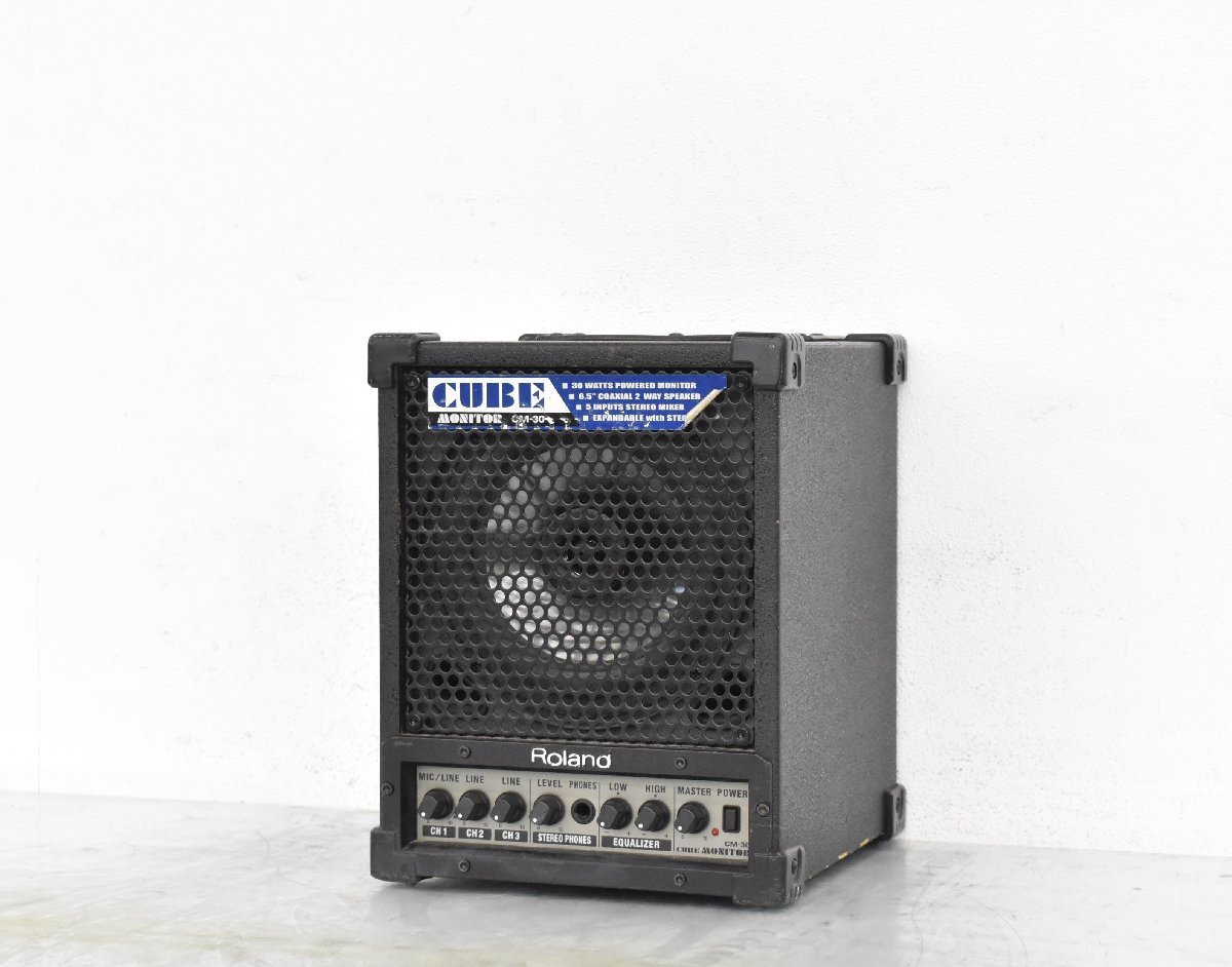 【 J 】675 Roland CUBE MONITOR CM-30 モニターアンプ ローランド ① 3088325拍卖