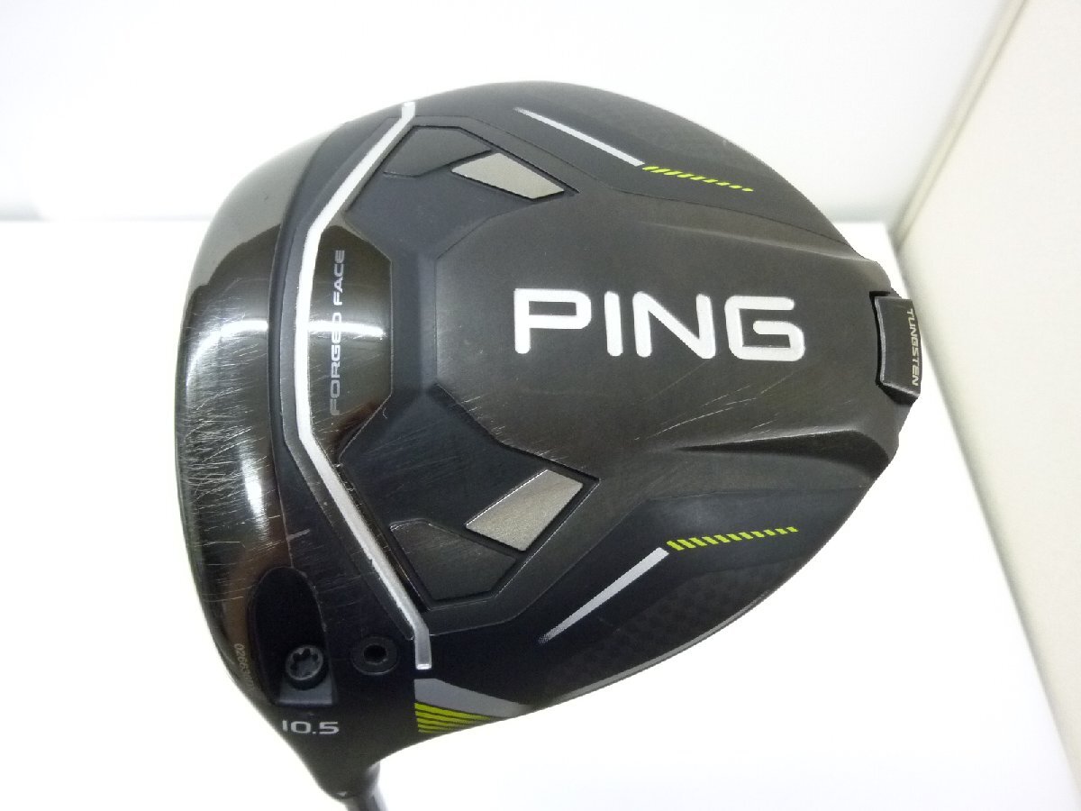 ピン G430 MAX 10Kドライバー 10.5° PING TOUR 2.0 BLACK 65 X 左用 レンチなし拍卖