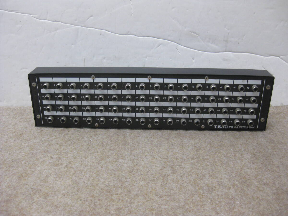 【ジャンク扱い】TEAC PB-64 (PATCH BAY)【☆581575】拍卖