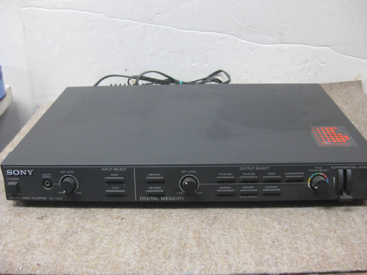 【ジャンク扱い】SONY XV-T500 (ビデオテロッパー)【☆581638】拍卖
