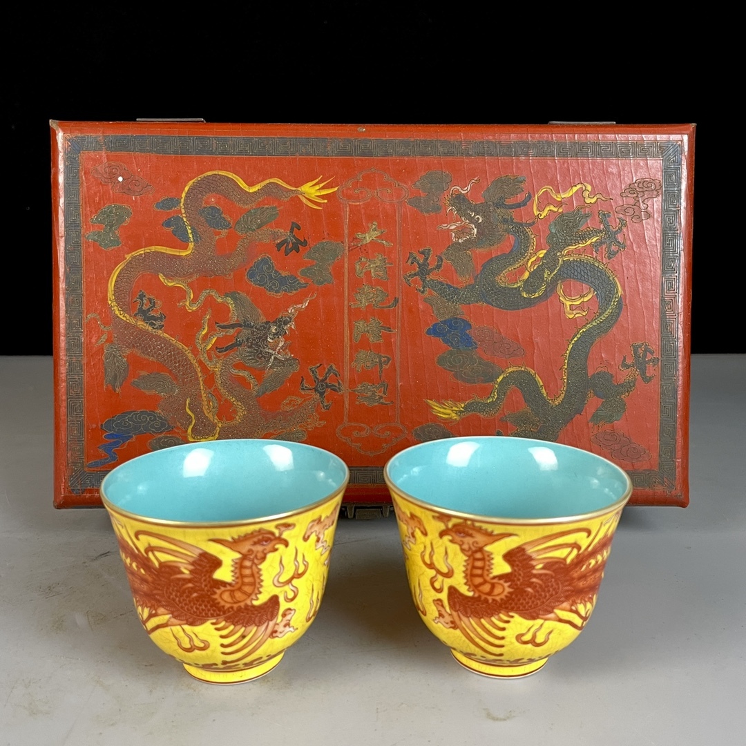 yfa|1319 中国磁器 陶芸 磁器『清代琺瑯彩茶の湯杯』施釉陶 古代工芸品 陶芸 精美彫 置物 收藏品拍卖