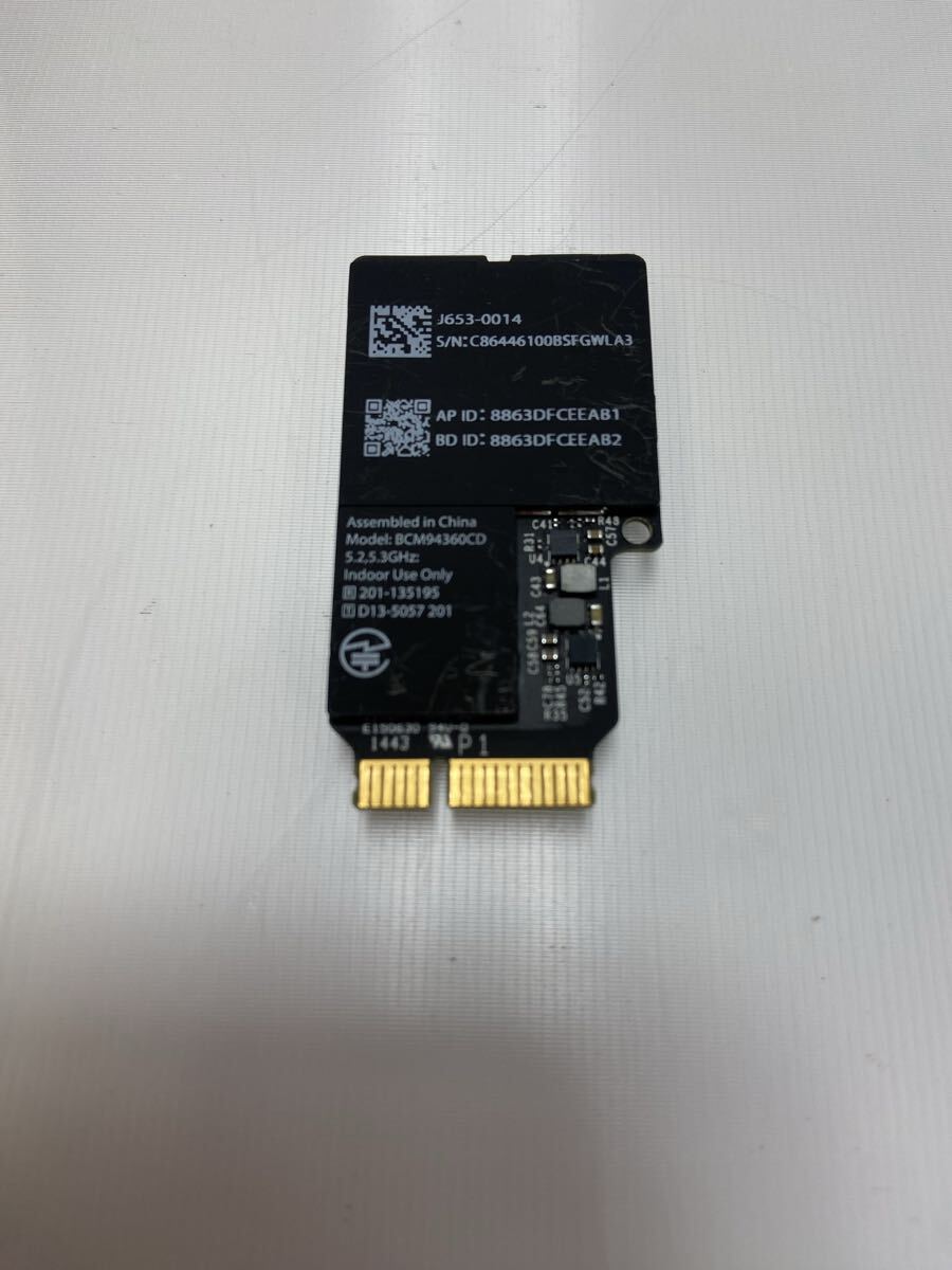 CC2-5101427 Apple iMac A1418 A1419など用 純正 Wi-Fi Bluetooth 無線 LAN カード BCM94360CD 中古動作品 拍卖
