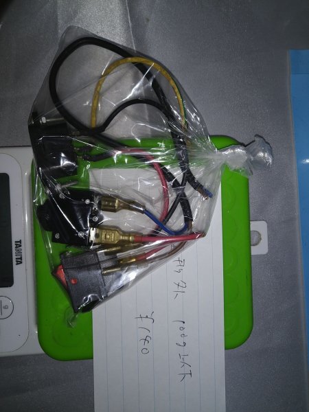 過負荷保護トリップスイッチ 電源スイッチ 電源コード差込口 3点セット拍卖