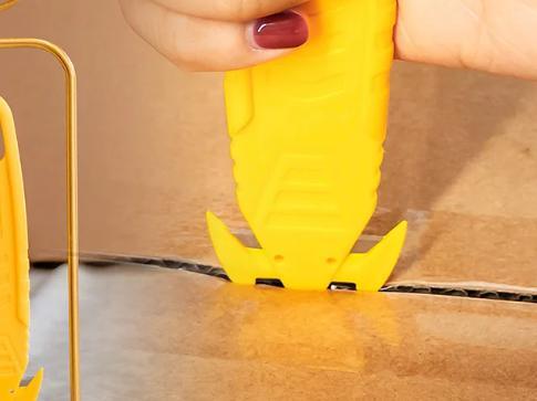 ダンボール 段ボール カッター 開梱用 倉庫作業  安全 紛失防止 開封カッター 開梱拍卖