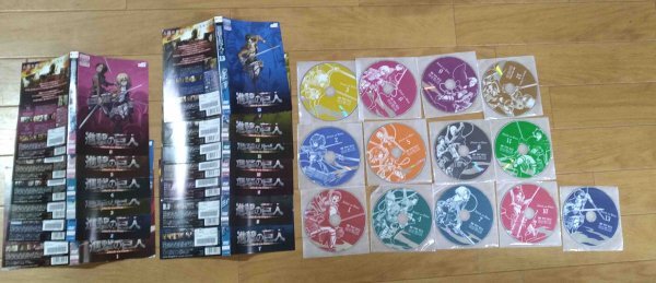 進撃の巨人 シーズン1 レンタル落ち 中古 ケースなし 拍卖