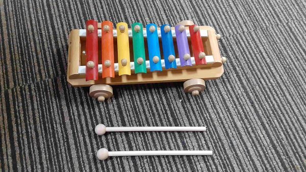車輪付き木琴 シロフォンカー  楽器玩具 CL114081拍卖