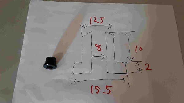 ヤンマー L60 補修部品 ボルトブッシュ 中空シリコーンゴムグロメットワイヤーケーブル配線保護ブッシュ拍卖