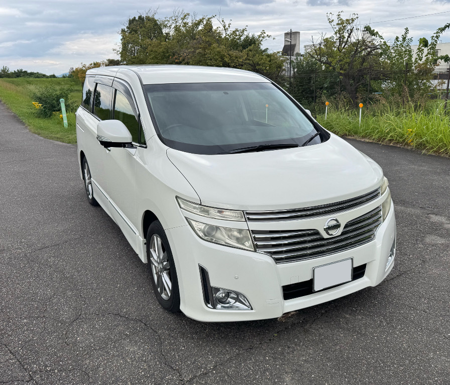 H25年 日産エルグランド 250ハイウェイスター★純正ナビ・TV・ETC★アラウンドビューBカメラ★両側パワースライドドア★名古屋市拍卖