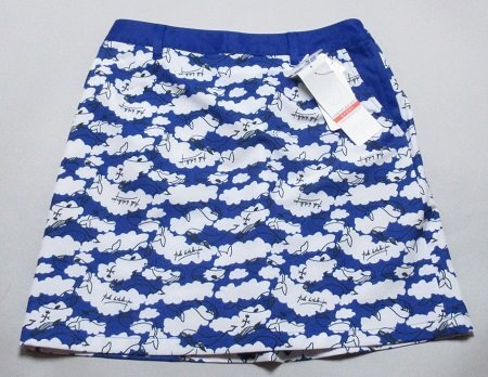 新品 カステルバジャック SPORT ゴルフ ストレッチスカート・インナー付/レターパック\600/定価20900円/40(W64)/24940-203/ブルー拍卖