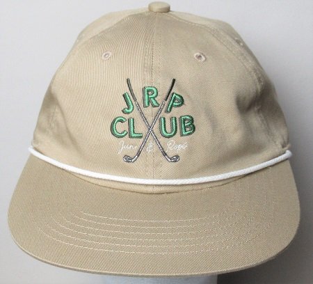 新品 ジュン&ロペ/JUN&ROPE' ゴルフ ロゴ入り配色ツイルキャップ・帽子/レターパック\600/フリー/EJU31100/ベージュ拍卖