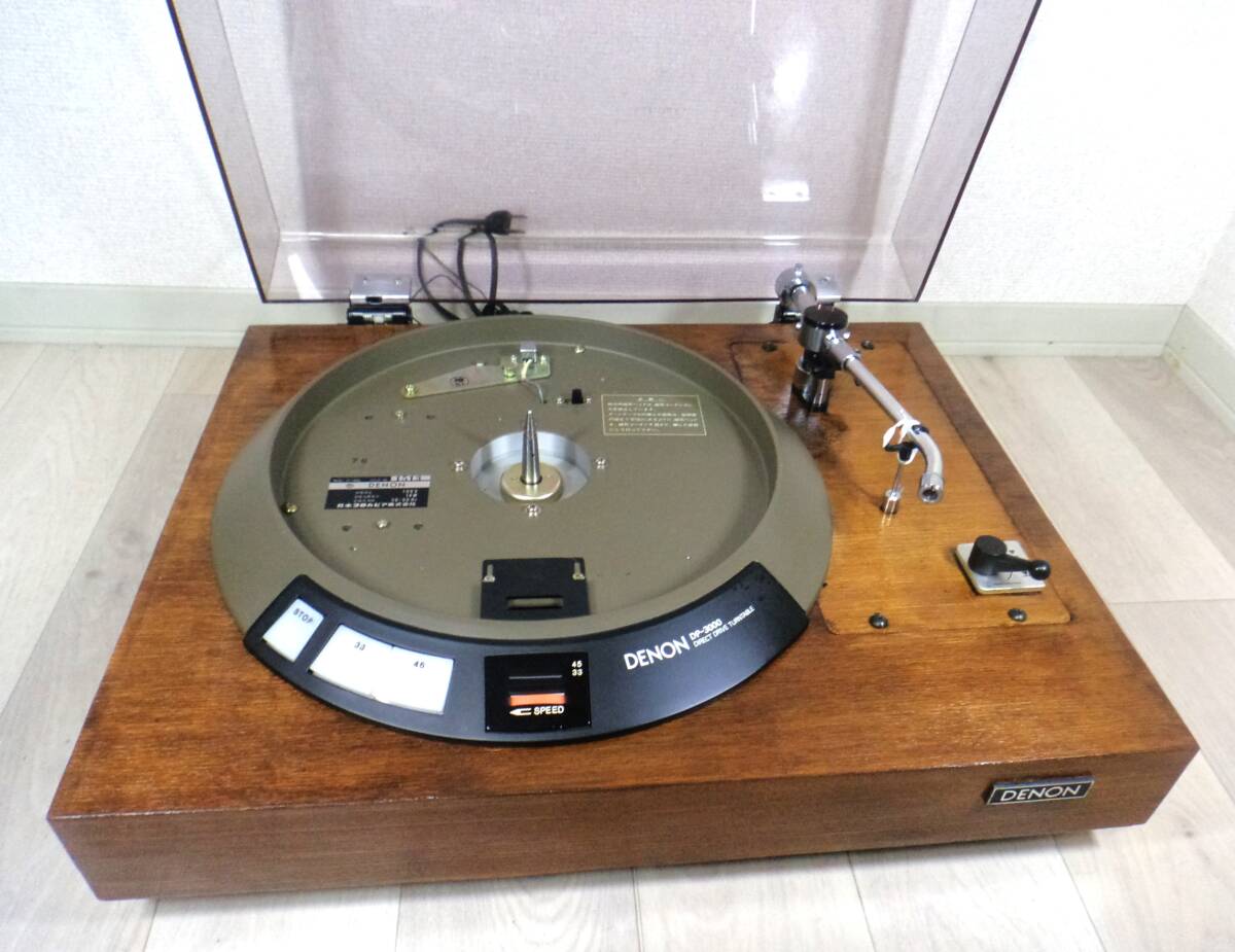 M レコードターンテーブル デノン DP-3000 キャビネット DK-100拍卖