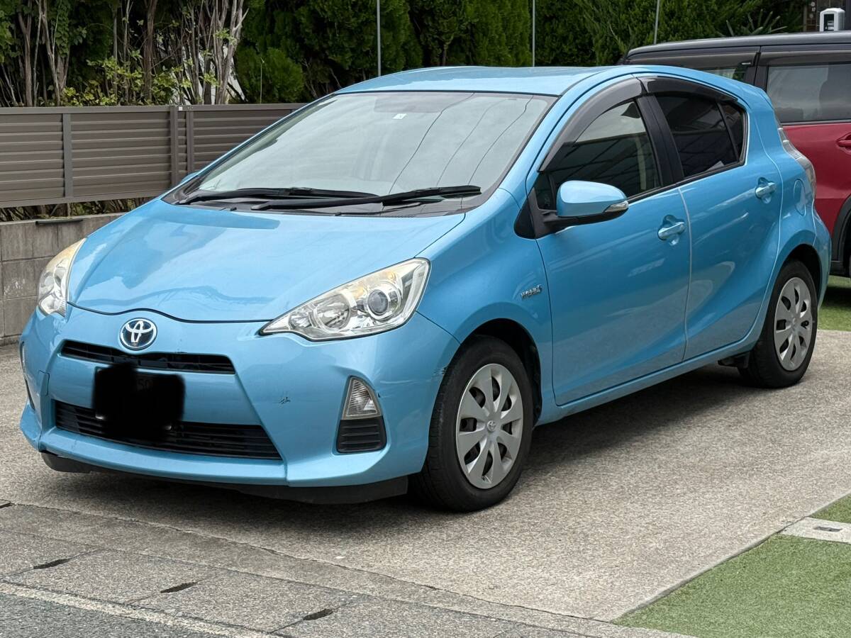 アクア スマートキー 車検9年11月まで ナビ TV バックカメラ ETC Bluetooth 乗って帰れます。拍卖