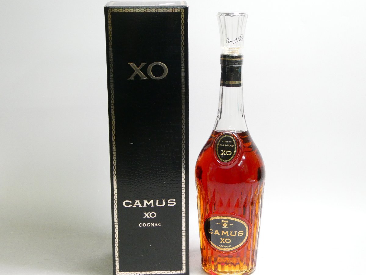 102916 ブランデー コニャック CAMUS XO カミュ ロングネック 700ml 箱付拍卖